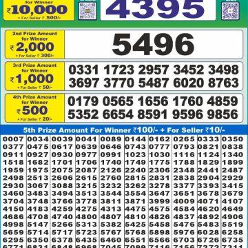 Dear Lottery Chart 2024