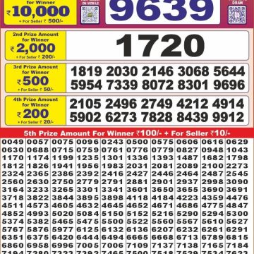 Dear Lottery Chart 2024