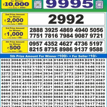 Dear Lottery Chart 2024