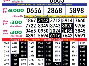 Dear Lottery Chart 2024