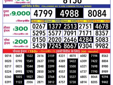 Dear Lottery Chart 2024