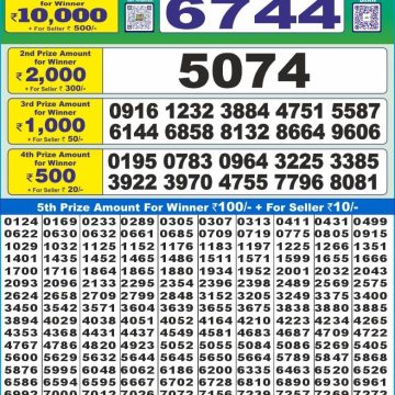 Dear Lottery Chart 2024