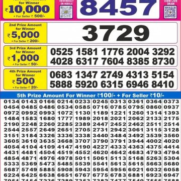 Dear Lottery Chart 2024