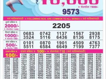 Dear Lottery Chart 2024