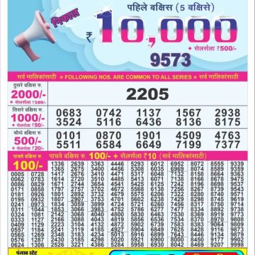 Dear Lottery Chart 2024