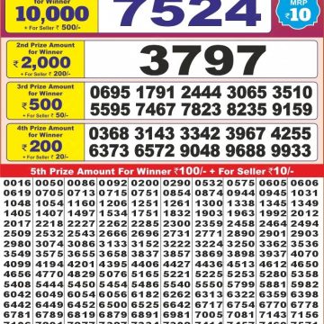 Dear Lottery Chart 2024