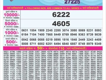 Dear Lottery Chart 2024