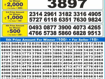 Dear Lottery Chart 2024